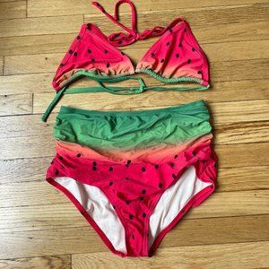 Unique Vintage Watermelon Bikini XXL
